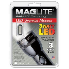 MAGLITE 3WATT LED 3 C-CELL AND D-CELL REPLACEMENT BULB