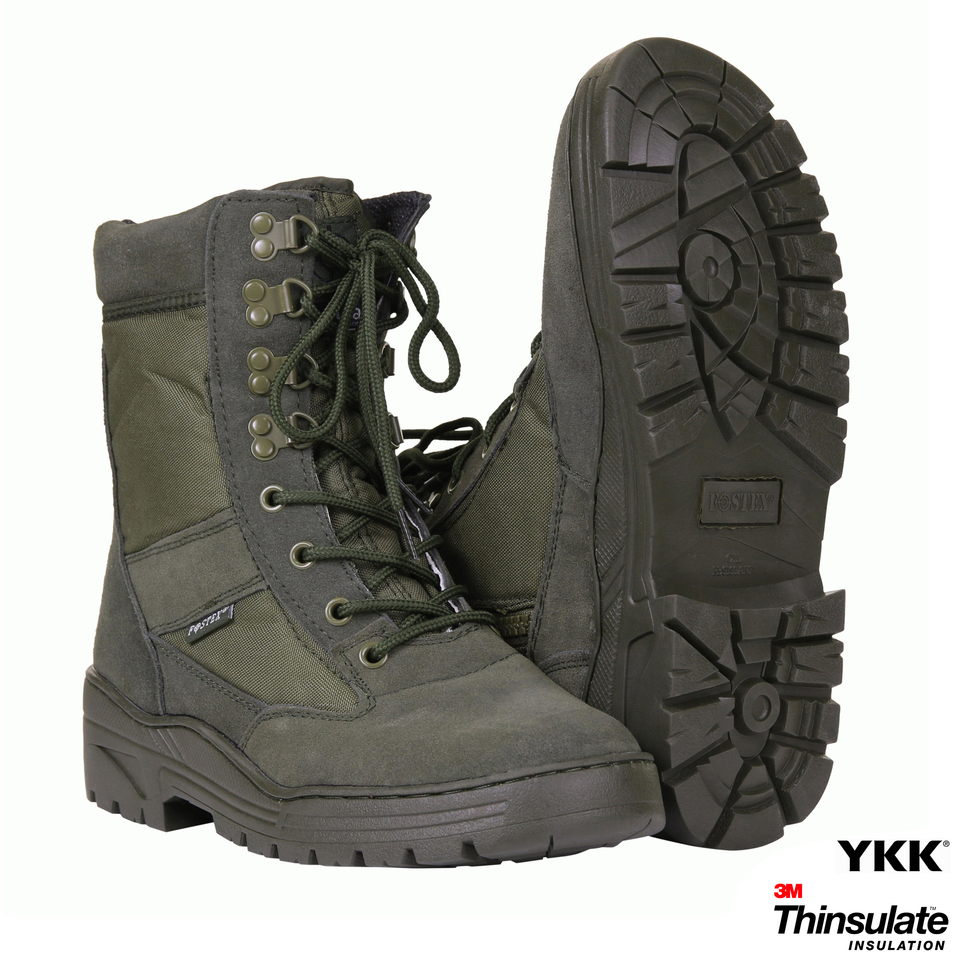 SNIPER BOOTS BLACK WITH ZIPPER - Click Image to Close
